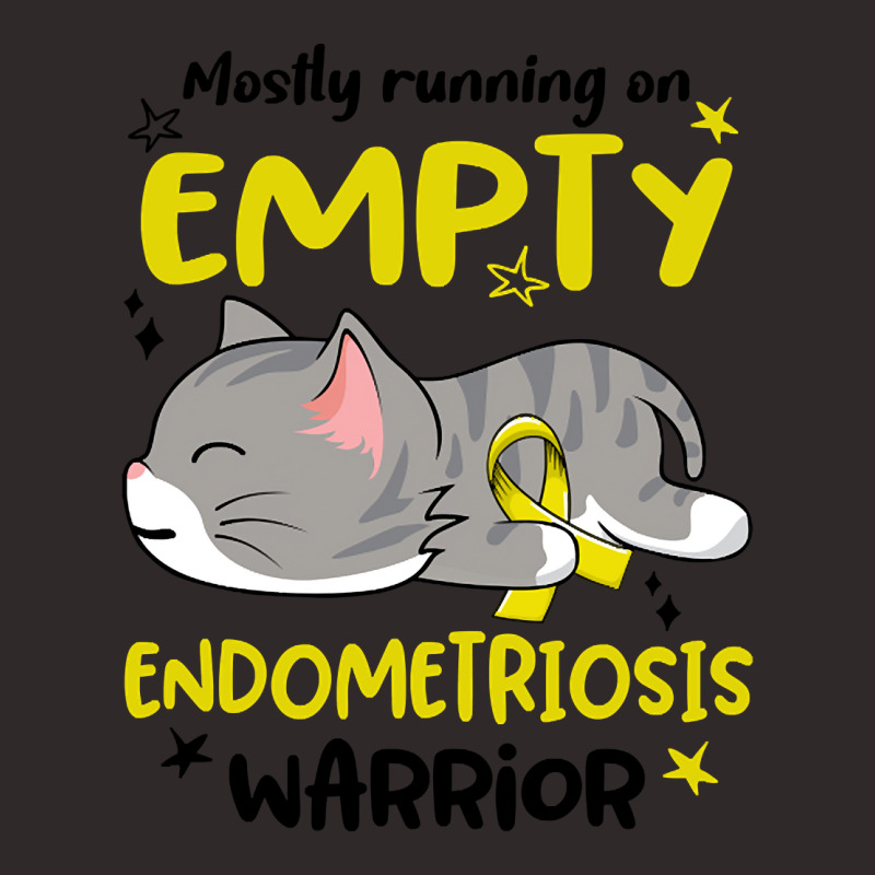 Mostly Running On Empty Endometriosis Warrior (2) Racerback Tank by Jankonen637 | Artistshot