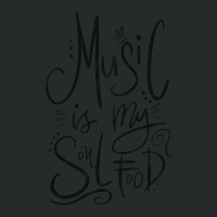 Music Feeds My Soul Black Women's Triblend Scoop T-shirt | Artistshot