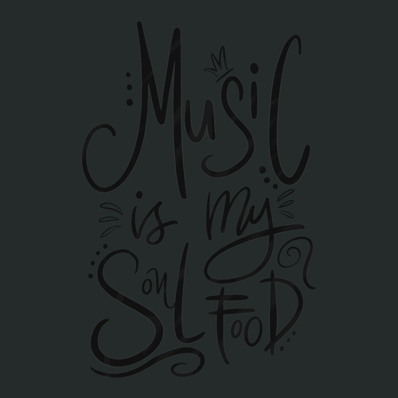 Music Feeds My Soul Black Women's Triblend Scoop T-shirt by MichaelTatum | Artistshot