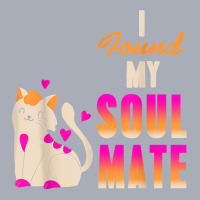 I Found My Soul Mate Cute Cat Lover Designs Present T Shirt Tank Dress | Artistshot