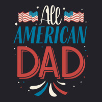 All American Dad 4th Of July Boys Men Usa Flag Unisex Sherpa-lined Denim Jacket | Artistshot