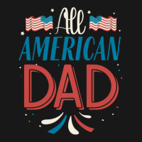 All American Dad 4th Of July Boys Men Usa Flag Flannel Shirt | Artistshot