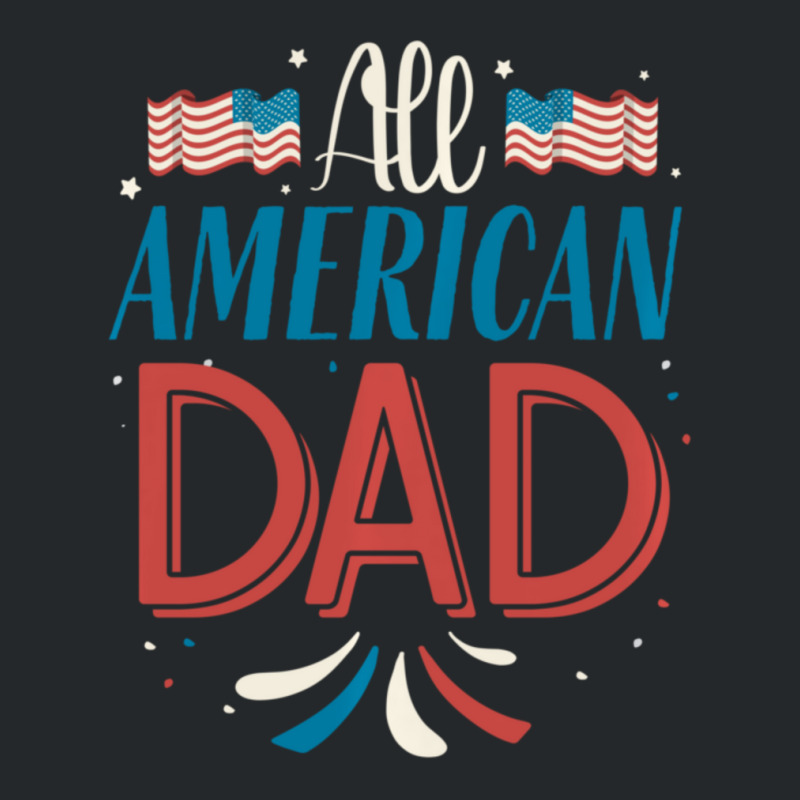 All American Dad 4th Of July Boys Men Usa Flag Crewneck Sweatshirt by degreesgunner | Artistshot