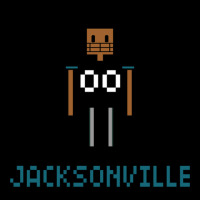 Retro Jacksonville Fan 8 Bit Variation Zipper Hoodie | Artistshot