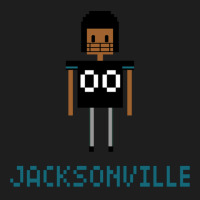 Retro Jacksonville Fan 8 Bit Variation Classic T-shirt | Artistshot