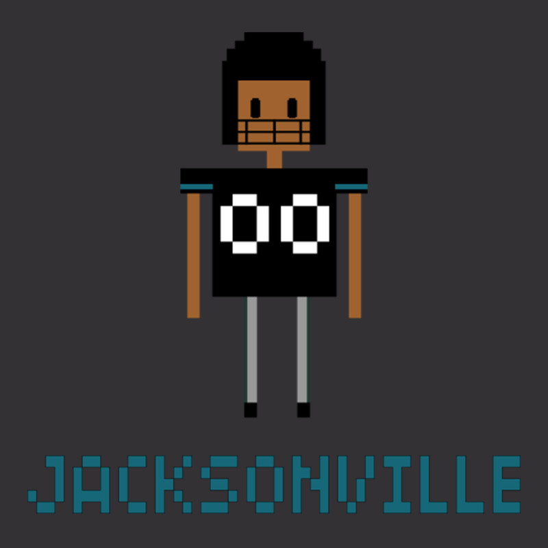 Retro Jacksonville Fan 8 Bit Variation Vintage Hoodie by StarActon | Artistshot