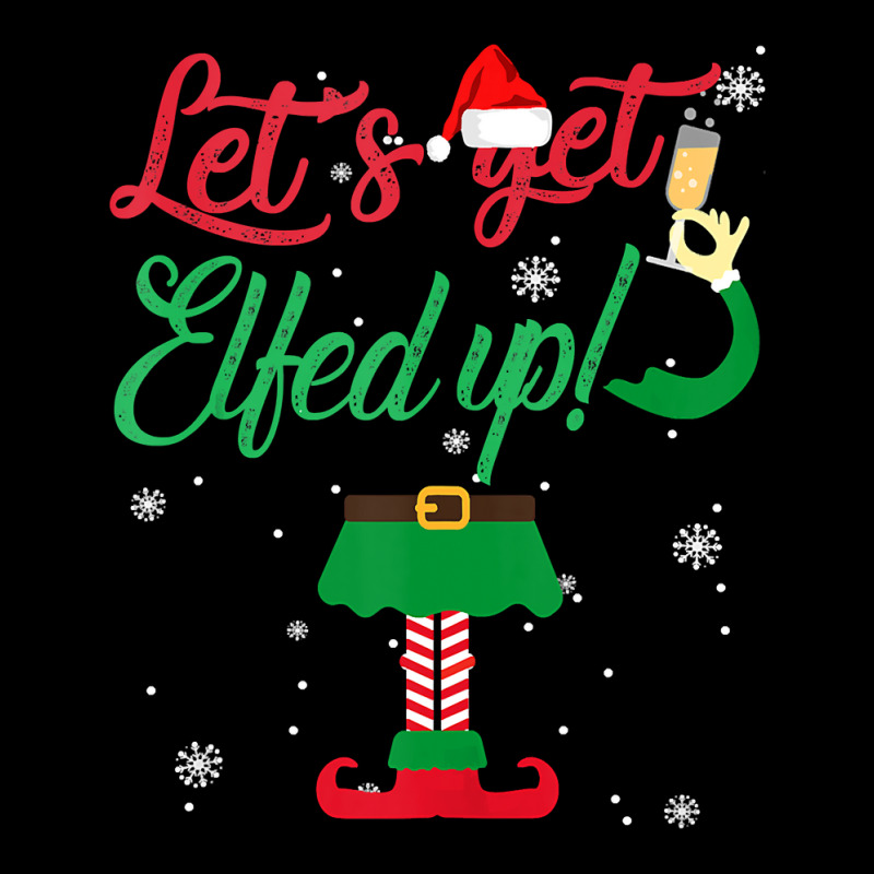 Let S Get Elfed Up Funny Drinking Christmas Gift Youth Hoodie by Davidartist | Artistshot