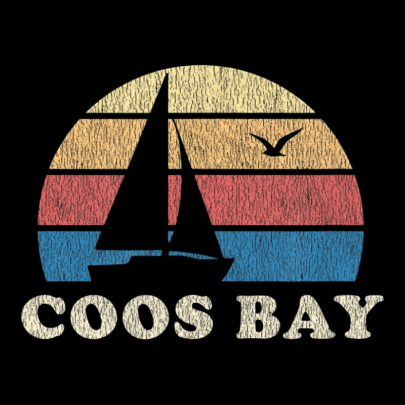 Coos Bay Or Vintage Sailboat 70s Throwback Sunset Adjustable Cap by michaelyounger19 | Artistshot