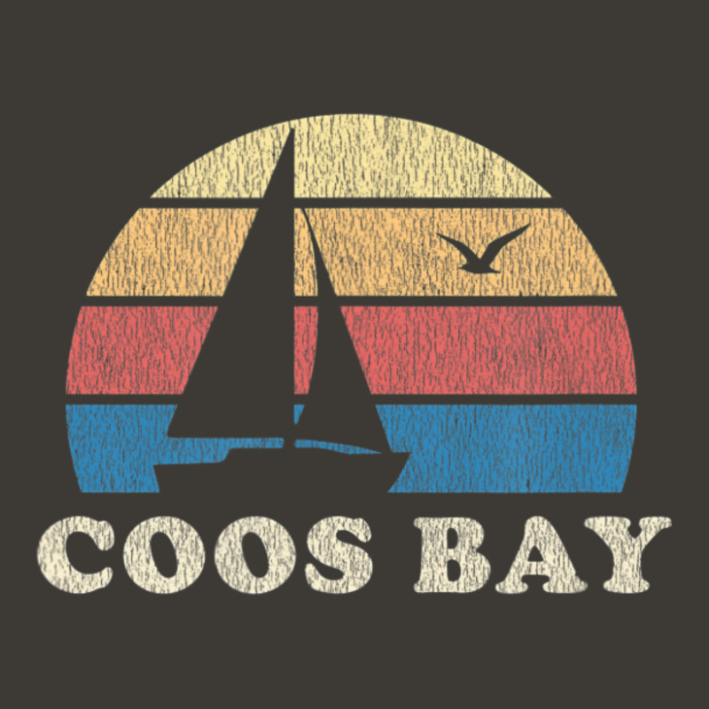 Coos Bay Or Vintage Sailboat 70s Throwback Sunset Bucket Hat by michaelyounger19 | Artistshot