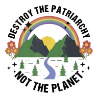 Destroy The Patriarchy Not The Planet Smash Patriarchy V-neck Tee | Artistshot