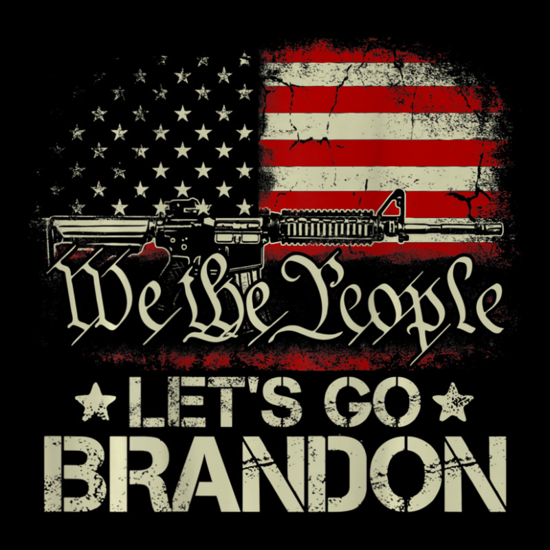 Gun Flag Let's Go Branson Brandon Lets Go Branson (on Back) Women's V-Neck T-Shirt by behindcedar22 | Artistshot