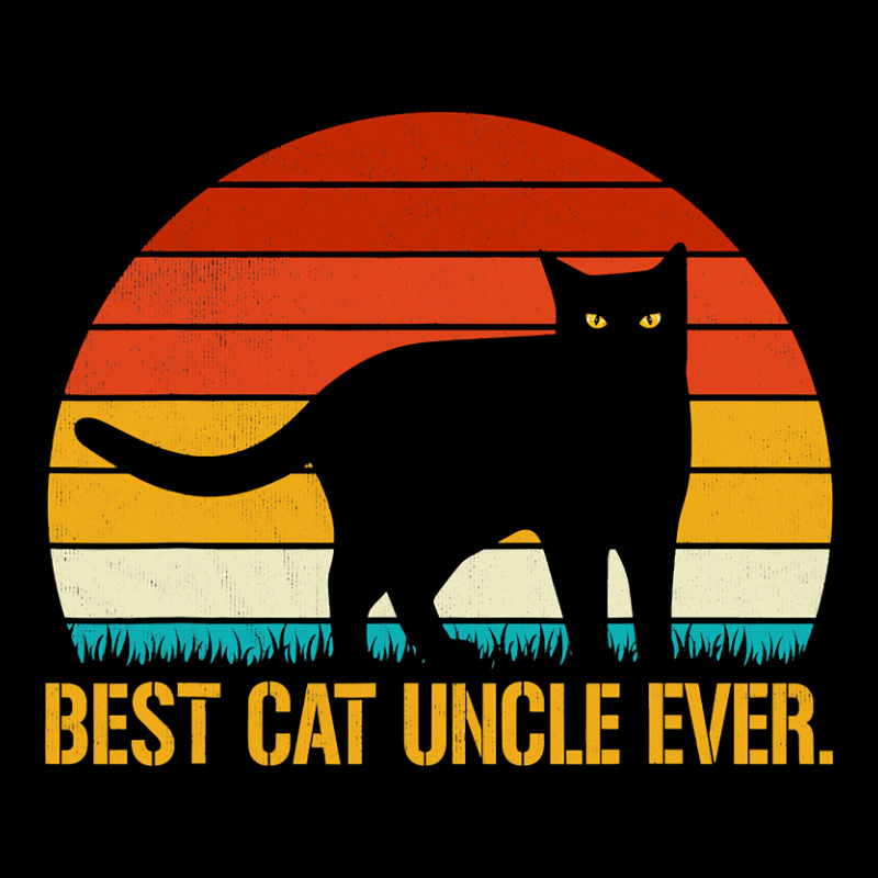 Best Cat Uncle Ever Vintage Retro Cat Kitten Lover Kids Cap by HANANELArtist | Artistshot