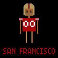 Retro San Francisco Fan 8 Bits Variation Lightweight Hoodie | Artistshot