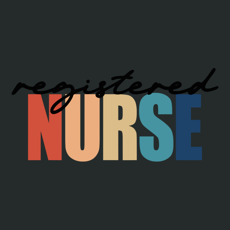 Registered Nurse Rn Nursing Sweatshirt Women's Triblend Scoop T-shirt | Artistshot