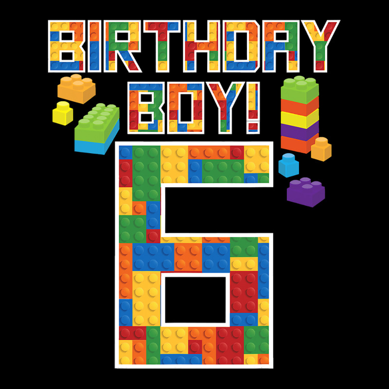 Cute 6th Birthday Gift 6 Years Old Block Building Boys Kids Kids Cap by PeterArtist | Artistshot