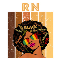 Rn Registered Nurse Afro African Women Black History Month T Shirt Baby Tee | Artistshot