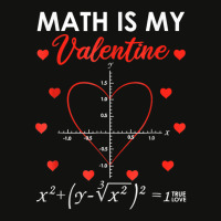 Math Is My Valentine Heart Equation Funny Teacher Students T Shirt Scorecard Crop Tee | Artistshot