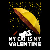 My Cat Is My Valentine For Dark Women's V-neck T-shirt | Artistshot