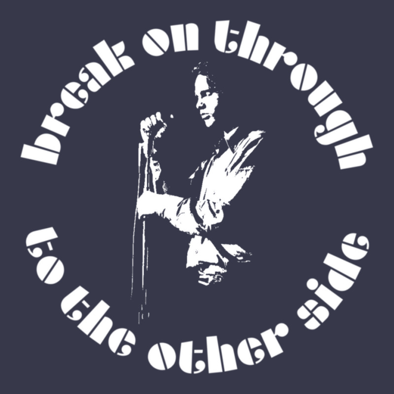 Jim Morrison Break On Through To The Other Side White Stencil  T Long Sleeve Shirts by dervenbakensz | Artistshot