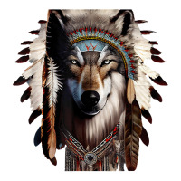 Ethnic Tribal Wolf Head Boho Feather Native American T Shirt Youth Hoodie | Artistshot