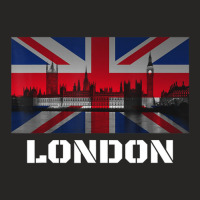 Souvenir London City Vintage Uk Flag British Ladies Fitted T-shirt | Artistshot