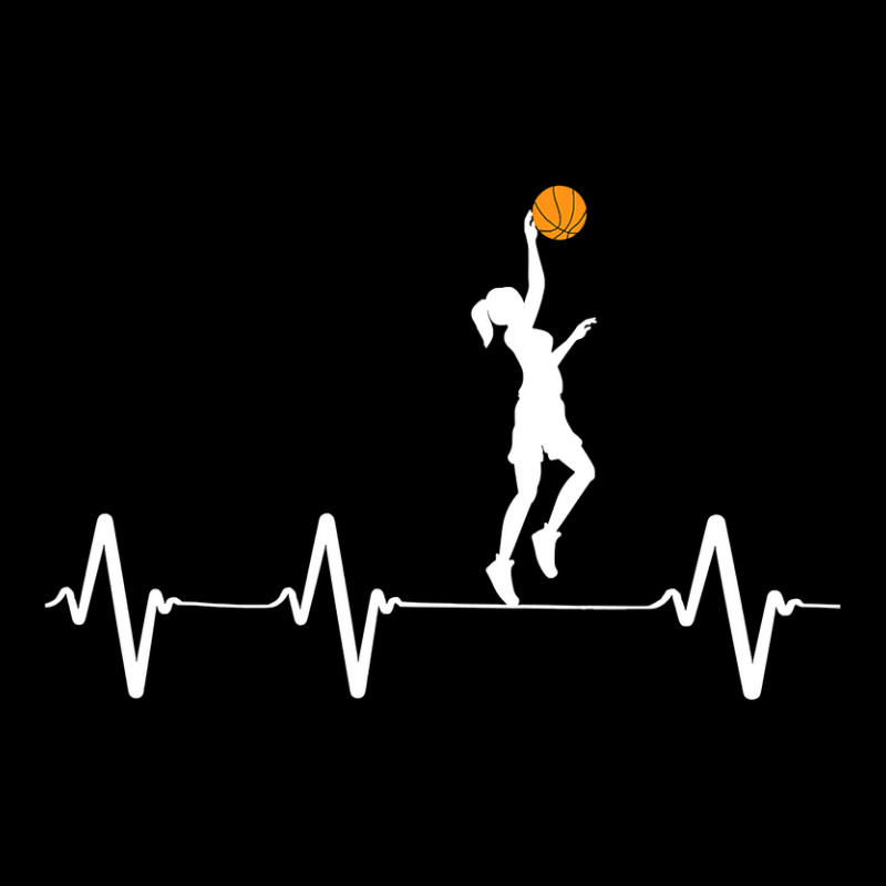 Basketball Heartbeat Gift S For Women And Girls Metal Print Vertical | Artistshot