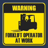 Forklift Operator At Work Men Denim Jacket | Artistshot