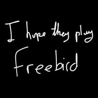 I Hope They Play Freebird White 70s V-neck Tee | Artistshot