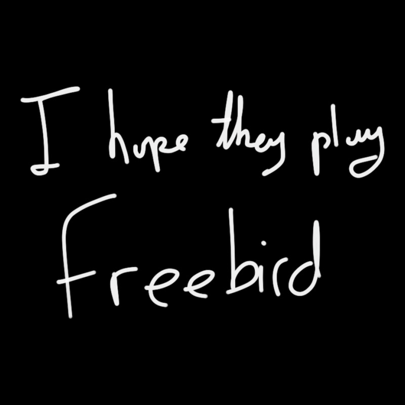 I Hope They Play Freebird White 70s V-neck Tee | Artistshot