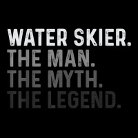 Mens Water Skier Skiing Man The Myth Legend Ski T Shirt Youth Jogger | Artistshot