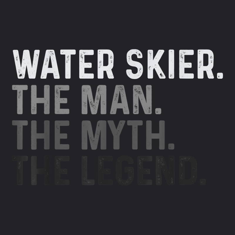 Mens Water Skier Skiing Man The Myth Legend Ski T Shirt Youth Tee by alicakarste3vs | Artistshot