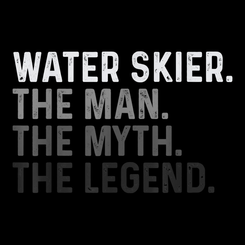 Mens Water Skier Skiing Man The Myth Legend Ski T Shirt Youth Hoodie by alicakarste3vs | Artistshot