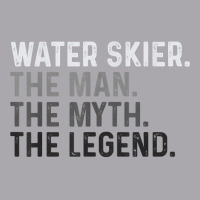 Mens Water Skier Skiing Man The Myth Legend Ski T Shirt Youth 3/4 Sleeve | Artistshot