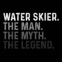 Mens Water Skier Skiing Man The Myth Legend Ski T Shirt Toddler 3/4 Sleeve Tee | Artistshot