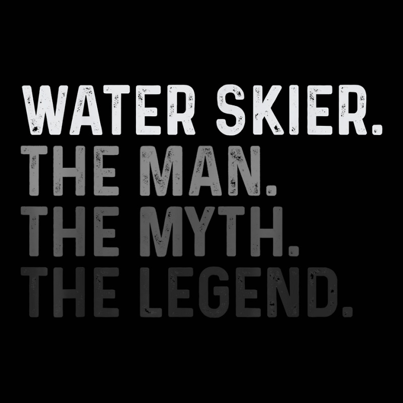 Mens Water Skier Skiing Man The Myth Legend Ski T Shirt Toddler 3/4 Sleeve Tee by alicakarste3vs | Artistshot