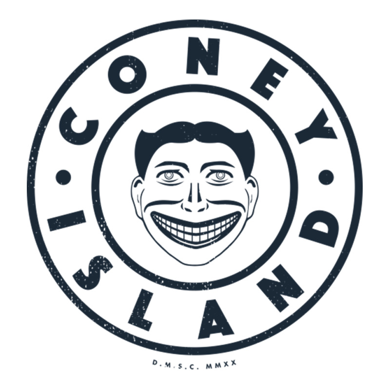 Coney Island New York Steeplechase Face Circle Long Sleeve Shirts by aikhangawade | Artistshot