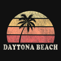 Daytona Beach Fl Vintage 70s Retro Throwback Baby Beanies | Artistshot