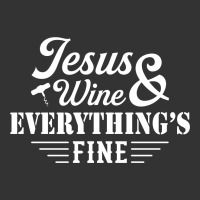 Jesus Wine & Everythings Fine Baby Beanies | Artistshot