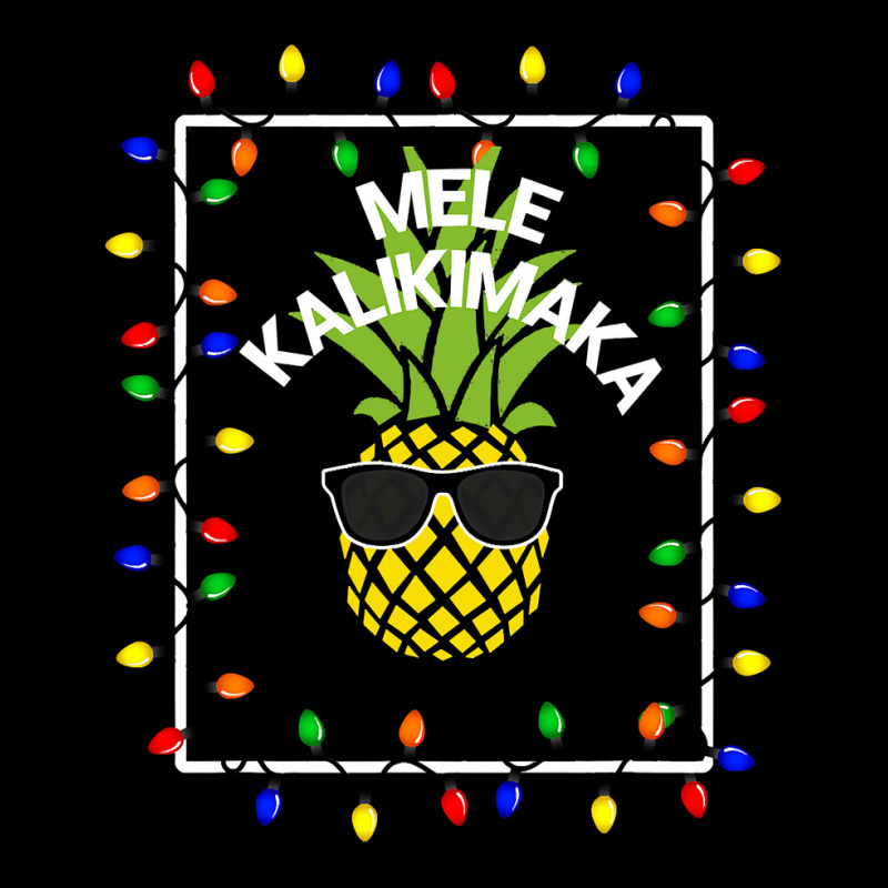 Mele Kalikimaka Pineapple Sunglasses   Christmas Light Graphic T-shirt by Davidartist | Artistshot