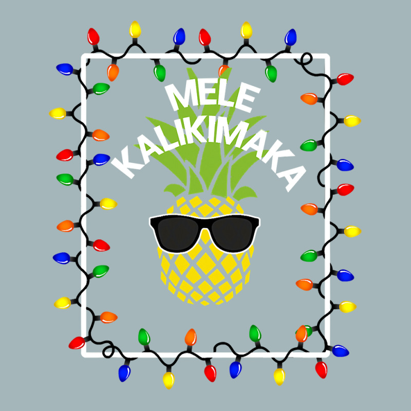 Mele Kalikimaka Pineapple Sunglasses   Christmas Light Unisex Sherpa-Lined Denim Jacket by Davidartist | Artistshot