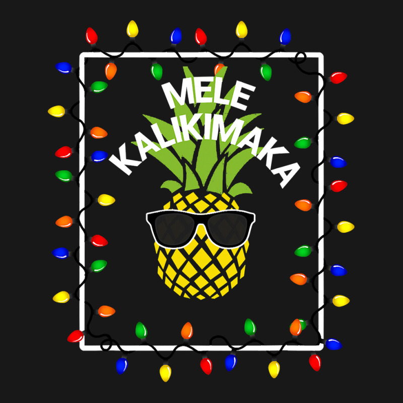 Mele Kalikimaka Pineapple Sunglasses   Christmas Light Flannel Shirt by Davidartist | Artistshot