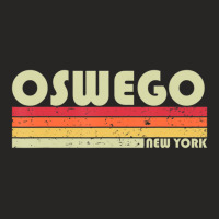 Oswego Ny New York City Home Roots Retro 70s 80s Ladies Fitted T-shirt | Artistshot