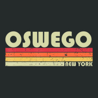 Oswego Ny New York City Home Roots Retro 70s 80s Women's Triblend Scoop T-shirt | Artistshot