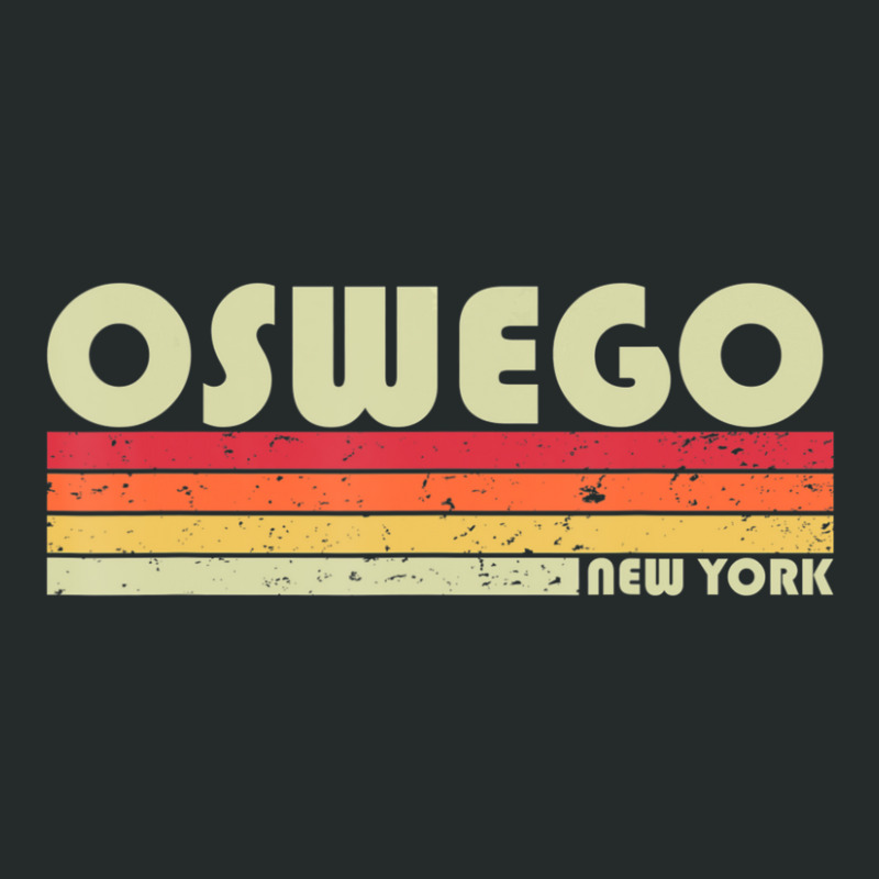 Oswego Ny New York City Home Roots Retro 70s 80s Women's Triblend Scoop T-shirt by hongquangd | Artistshot