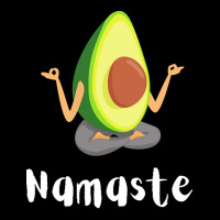 Namaste Meditation T  Shirt Avocado Meditation T  Shirt Men's 3/4 Sleeve Pajama Set | Artistshot