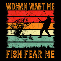 Mens Woman Want Me Fish Fear Me , Fishing Funny Fisherman T Shirt Toddler 3/4 Sleeve Tee | Artistshot