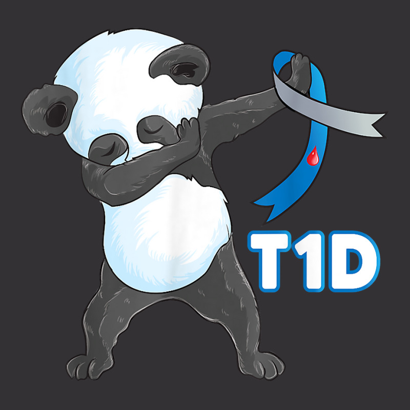 T1d Funny Cute Dabbing Panda Type 1 Diabetes Awareness T Shirt Vintage Hoodie | Artistshot