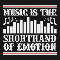 Music Is The Shorthand Of Emotion Music Lover Classic  Stars Flannel Shirt | Artistshot