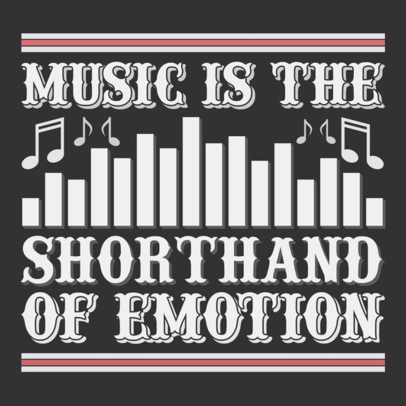 Music Is The Shorthand Of Emotion Music Lover Classic  Stars Vintage Hoodie And Short Set | Artistshot