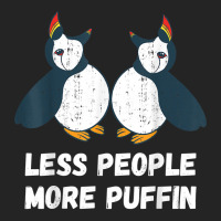 Puffin Less People More Puffin Bird Lover Seabird Lover T Shirt 3/4 Sleeve Shirt | Artistshot